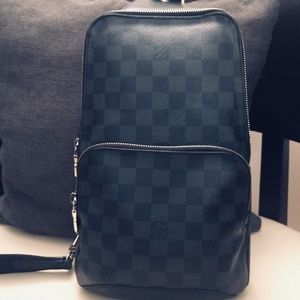 Louis Vuitton's Black Avenue Sling Bag